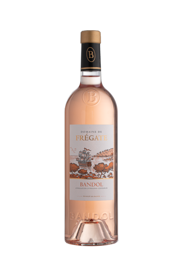Bouteille de rosé domaine de frégate