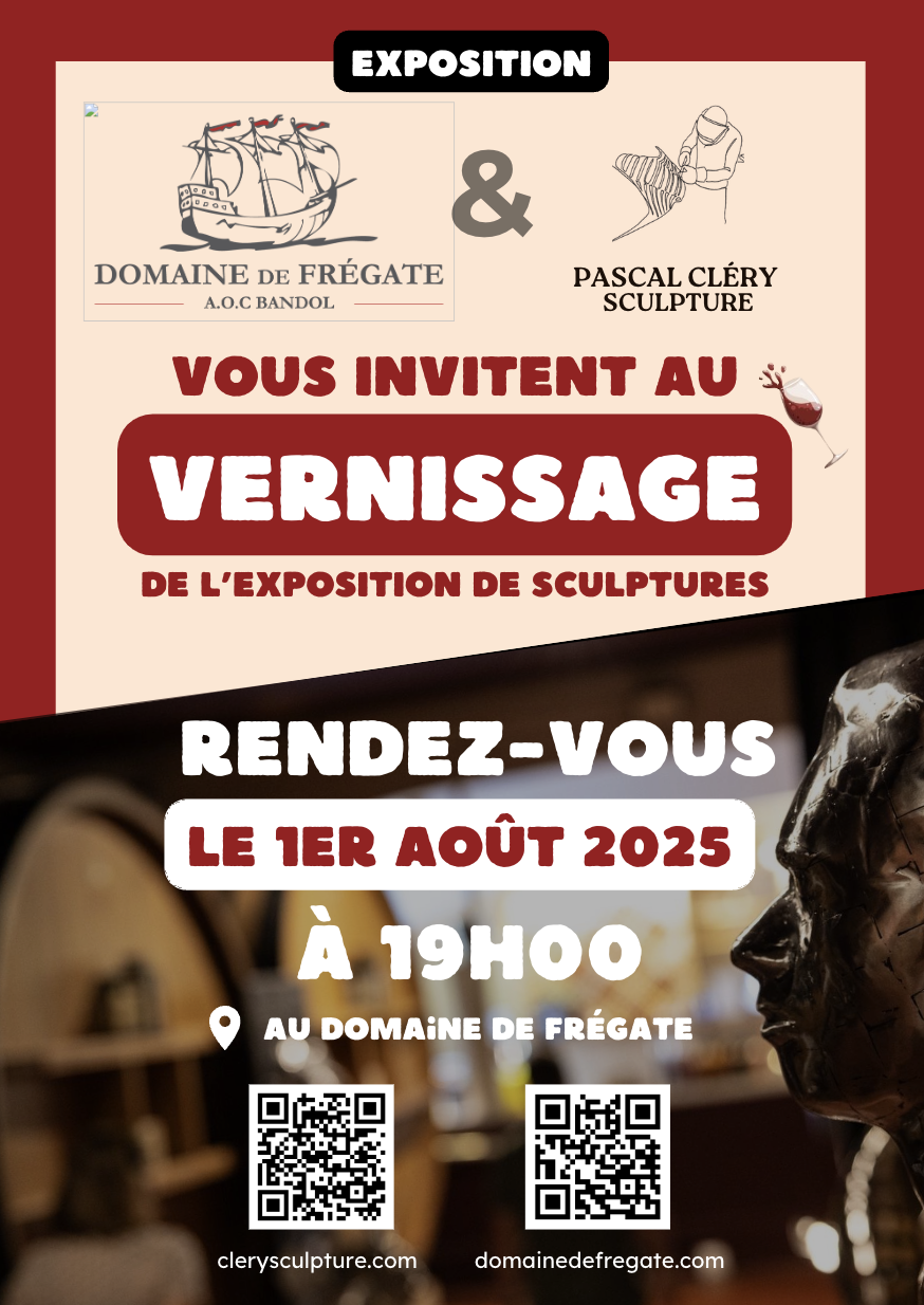 exposition de clery pascal au domaine de frégate